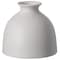 Uniquewise Modern Inkwelll Bottle Shaped Ceramic Table Vase Flower Holder, White 4 Inch QI004366.S.WT - alternate 6